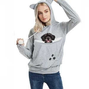 Pet carrier hoodie